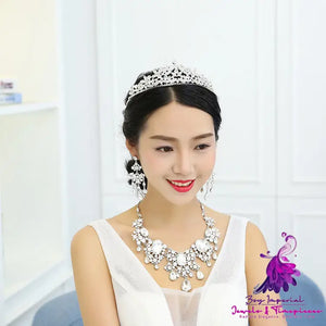 Big Crystal Bridal Jewelry Set