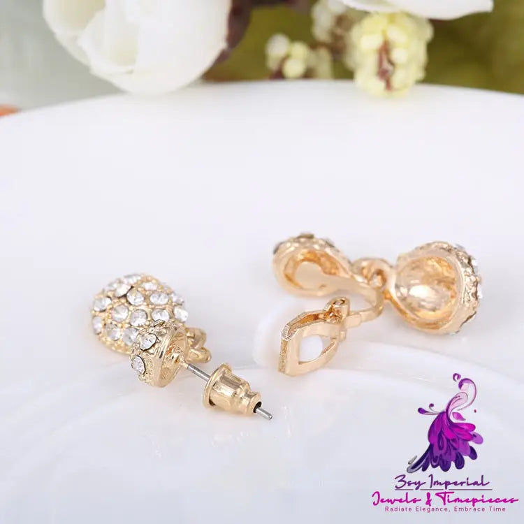 Vintage Luxury Crystal Ear Clip