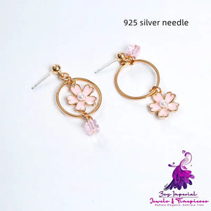 Crystal Cherry Blossom Earrings