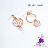 Crystal Cherry Blossom Earrings