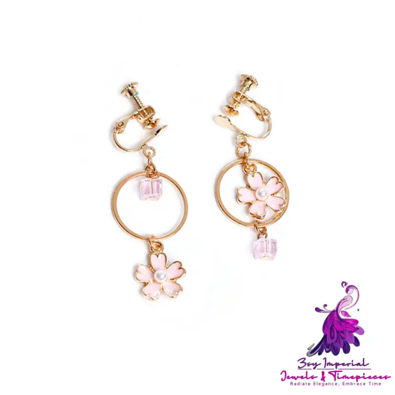 Crystal Cherry Blossom Earrings