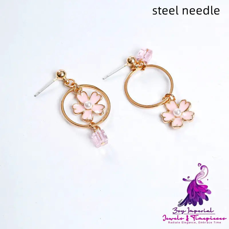 Crystal Cherry Blossom Earrings