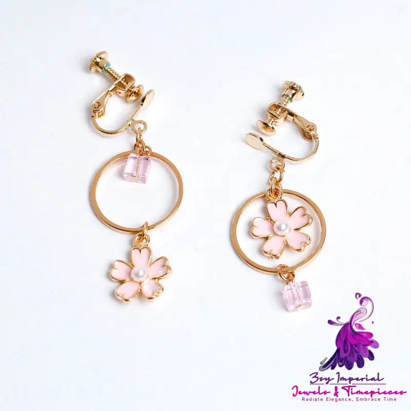 Crystal Cherry Blossom Earrings