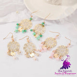 Gold Crystal Earrings