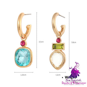 Crystal Gold Plated Earrings