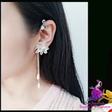 Crystal Flower Earrings