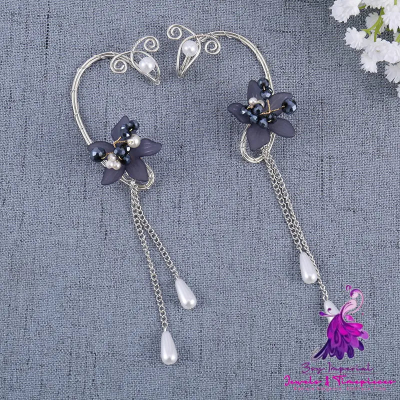 Crystal Flower Earrings