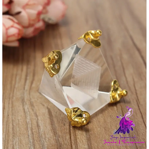 Crystal Pyramid Decoration