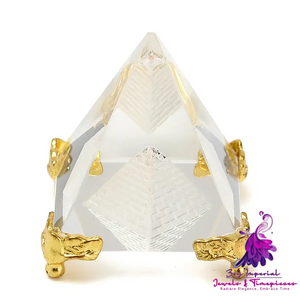 Crystal Pyramid Decoration