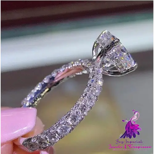 Elegant Crystal Rhinestone Ring