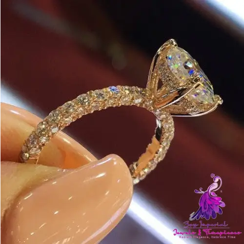 Elegant Crystal Rhinestone Ring