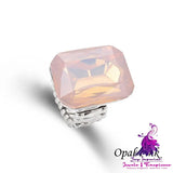 Square Crystal Ring