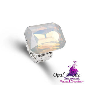 Square Crystal Ring