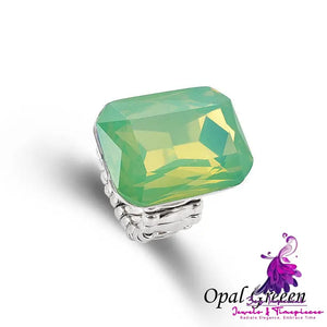 Square Crystal Ring