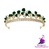 Crystal Rose Jewelry Crown