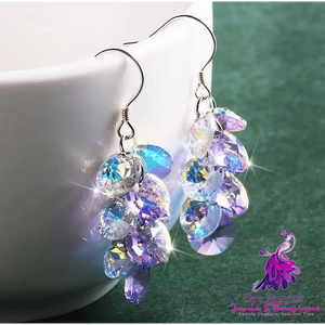 New Long Crystal Earrings