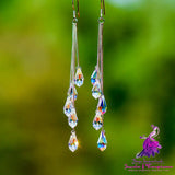 New Long Crystal Earrings