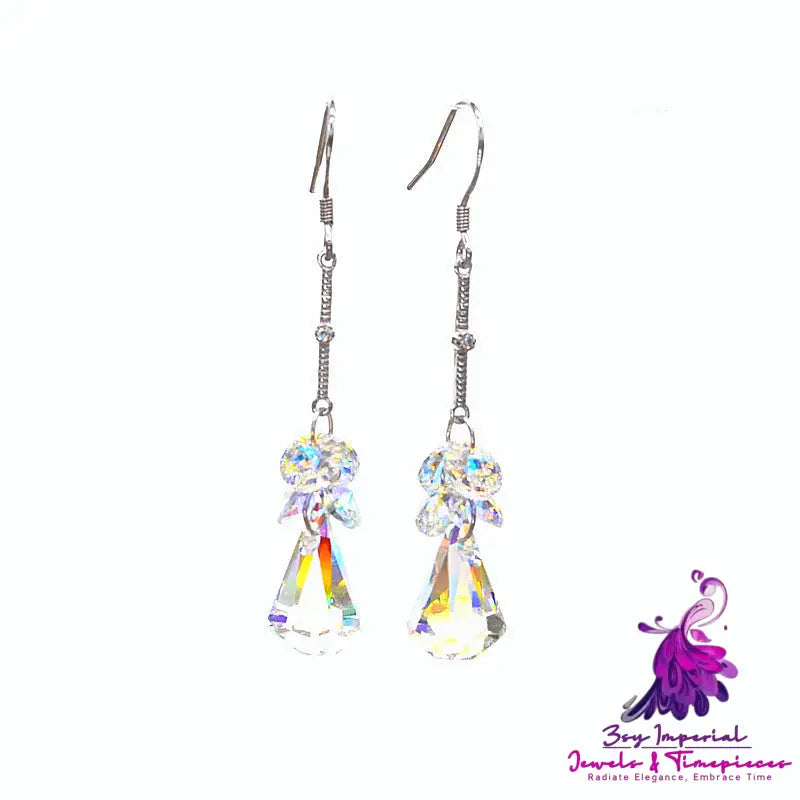 New Long Crystal Earrings