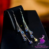 New Long Crystal Earrings