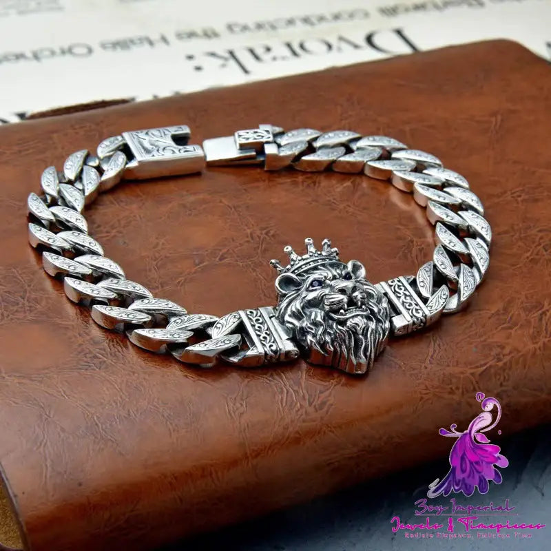 Lion King Cuban Bracelet