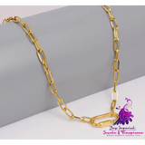 18K Gold Plated Double Layer Cuban Chain