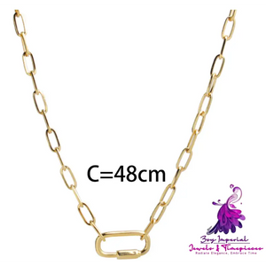 18K Gold Plated Double Layer Cuban Chain