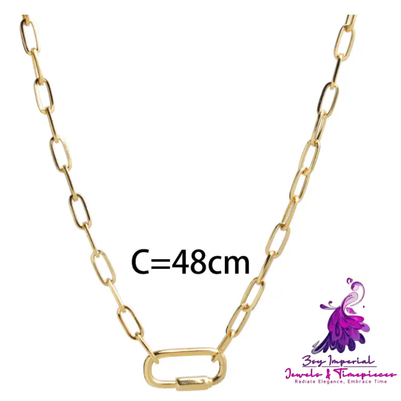 18K Gold Plated Double Layer Cuban Chain