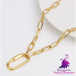 18K Gold Plated Double Layer Cuban Chain