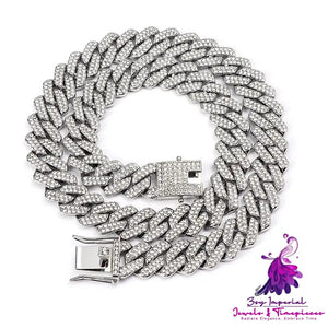 14mm Diamond Full Diamond Fashion Hip Hop Chain Cuban