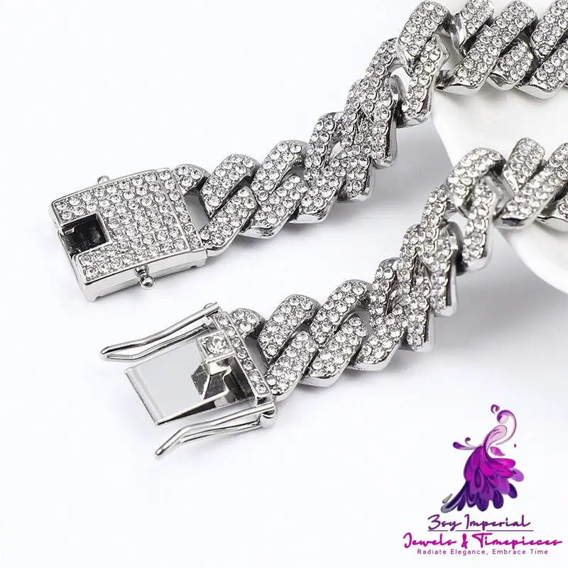 14mm Diamond Full Diamond Fashion Hip Hop Chain Cuban