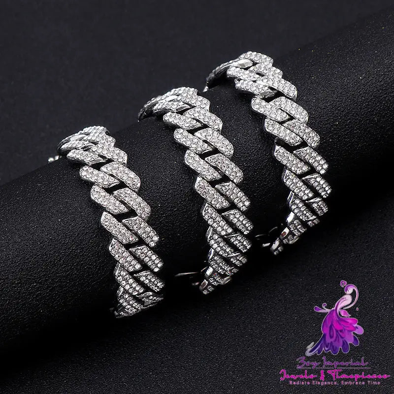 14mm Diamond Full Diamond Fashion Hip Hop Chain Cuban