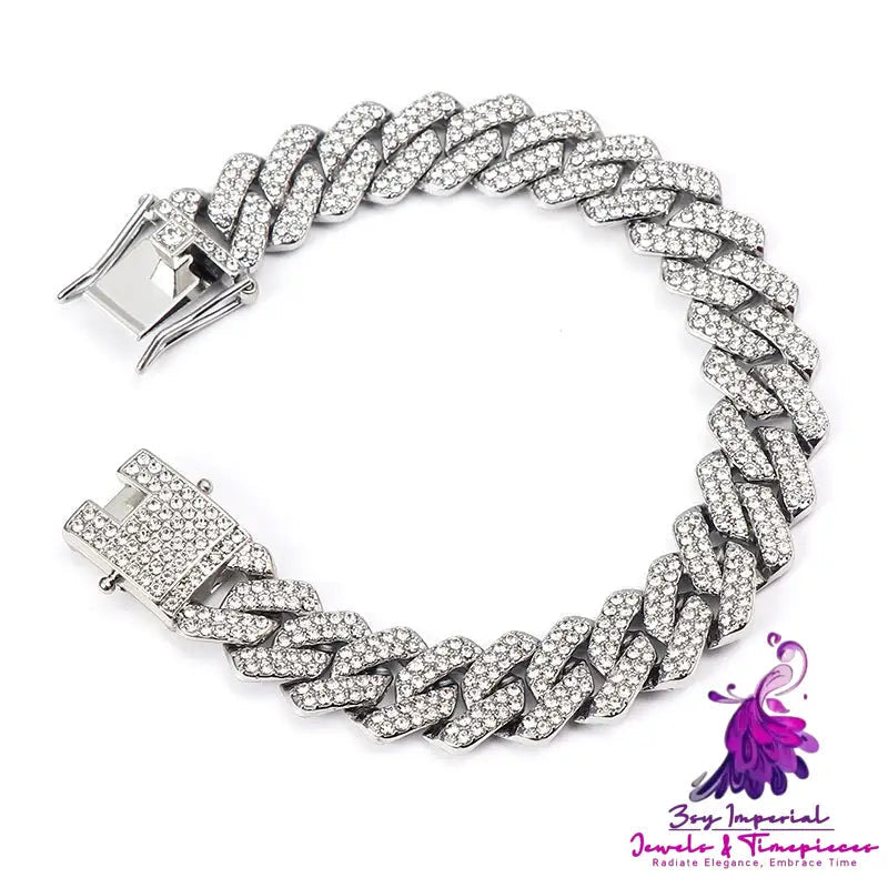 14mm Diamond Full Diamond Fashion Hip Hop Chain Cuban