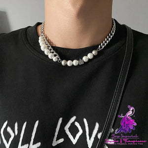 Double Layered Cuban Pearl Necklace