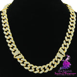 Broken Heart Cuban Link Necklace