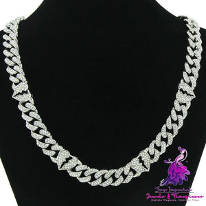 Broken Heart Cuban Link Necklace