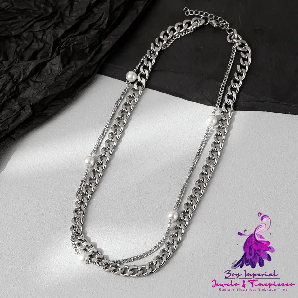 Versatile Cuban Titanium Steel Necklace