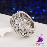 Cubic Zirconia Princess Ring