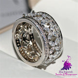 Cubic Zirconia Princess Ring