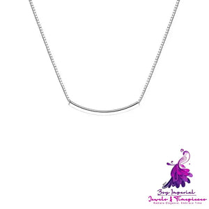 Smiley Curved Clavicle Chain