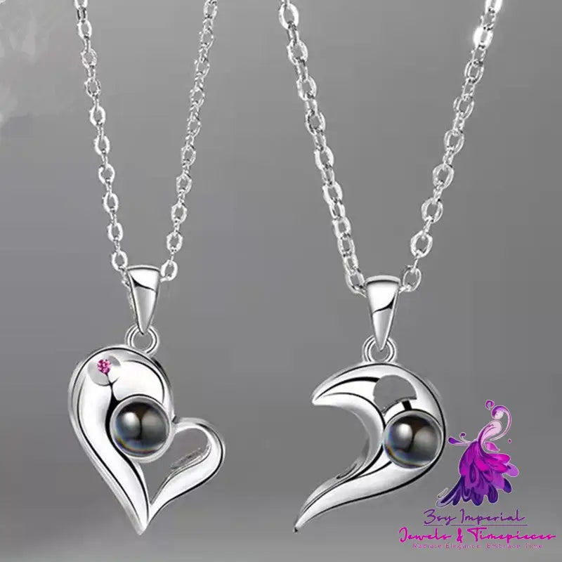 Projection I Love You Necklace