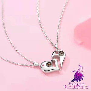 Projection I Love You Necklace