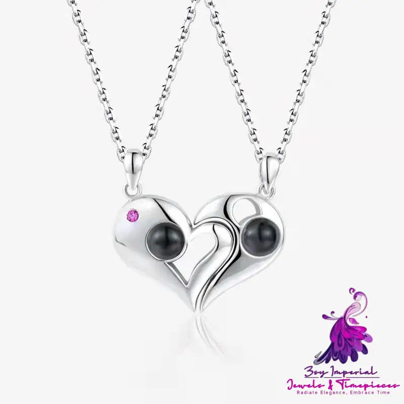 Projection I Love You Necklace