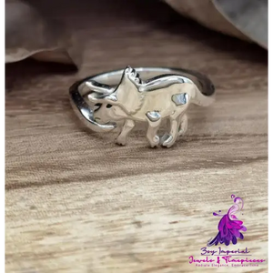 Cute Dinosaur Shape Jewelry For Women Fashion Ring