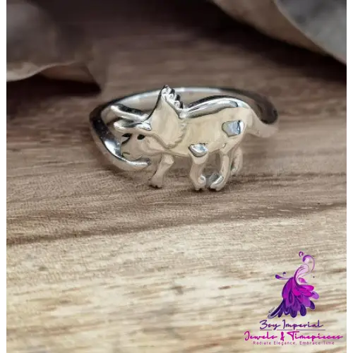 Cute Dinosaur Shape Jewelry For Women Fashion Ring