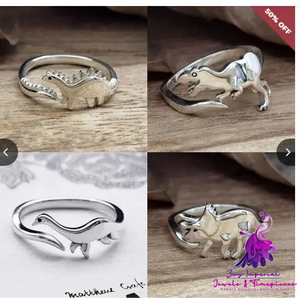 Cute Dinosaur Shape Jewelry For Women Fashion Ring