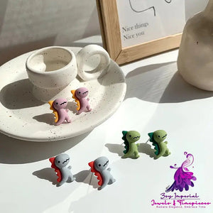 Women’s Graceful And Fashionable Cute Dinosaur Stud Earrings