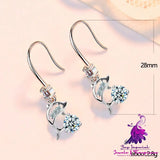 Cute Long Dolphin Earrings