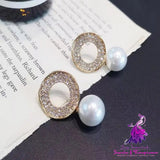 Fashion Pearl Cute Female Earrings