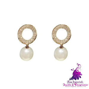 Fashion Pearl Cute Female Earrings