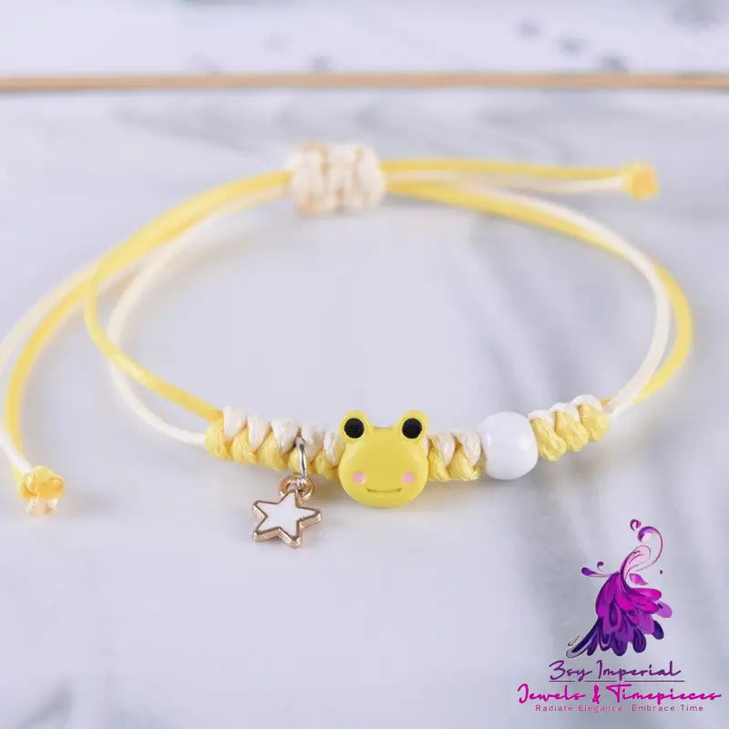 Cute Frog Simple Bracelet